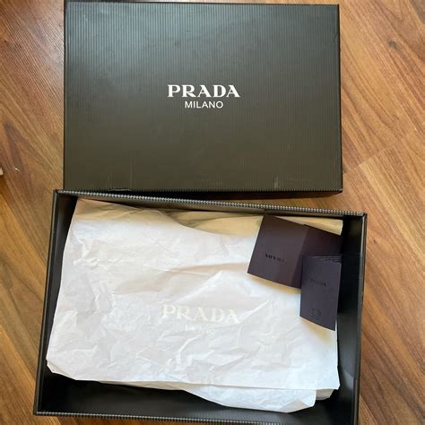 prada box for sale|Prada shoe box.